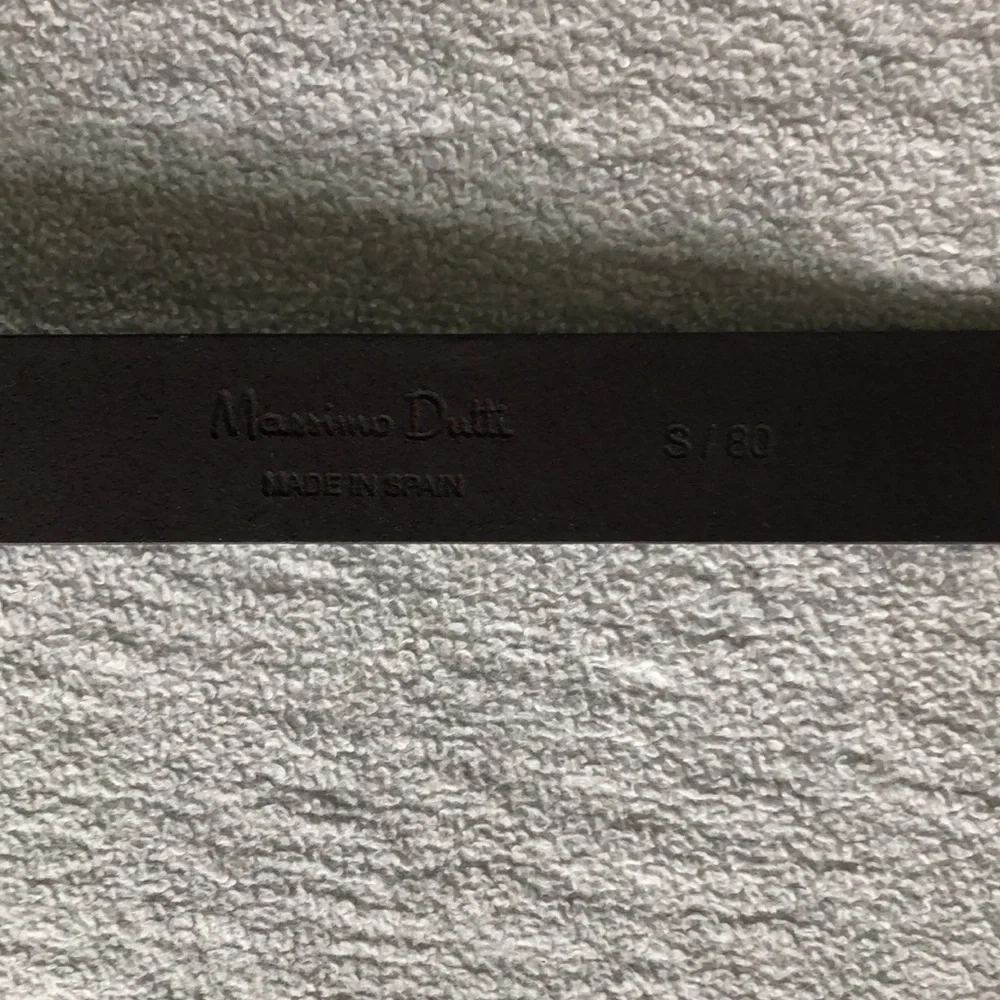 MASSIMO DUTTI brown leather belt - Picture 2 of 3